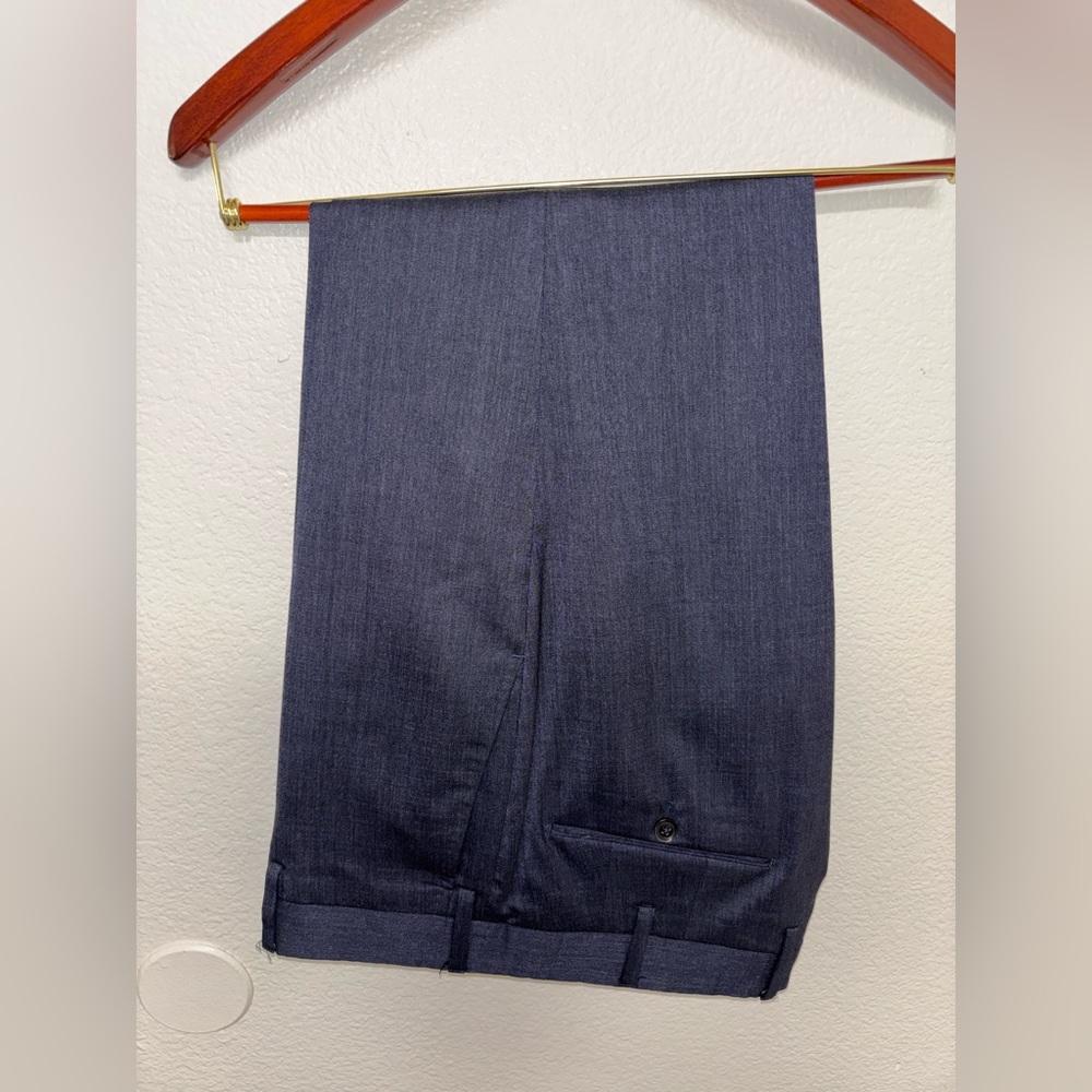 Pt01 Royal Blue Slim Fit Trousers